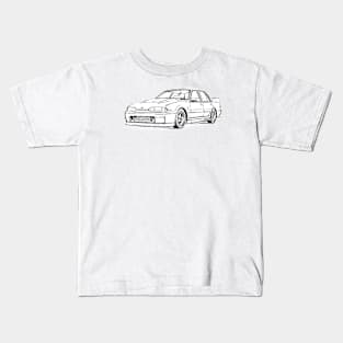 Holden VL Wireframe Kids T-Shirt